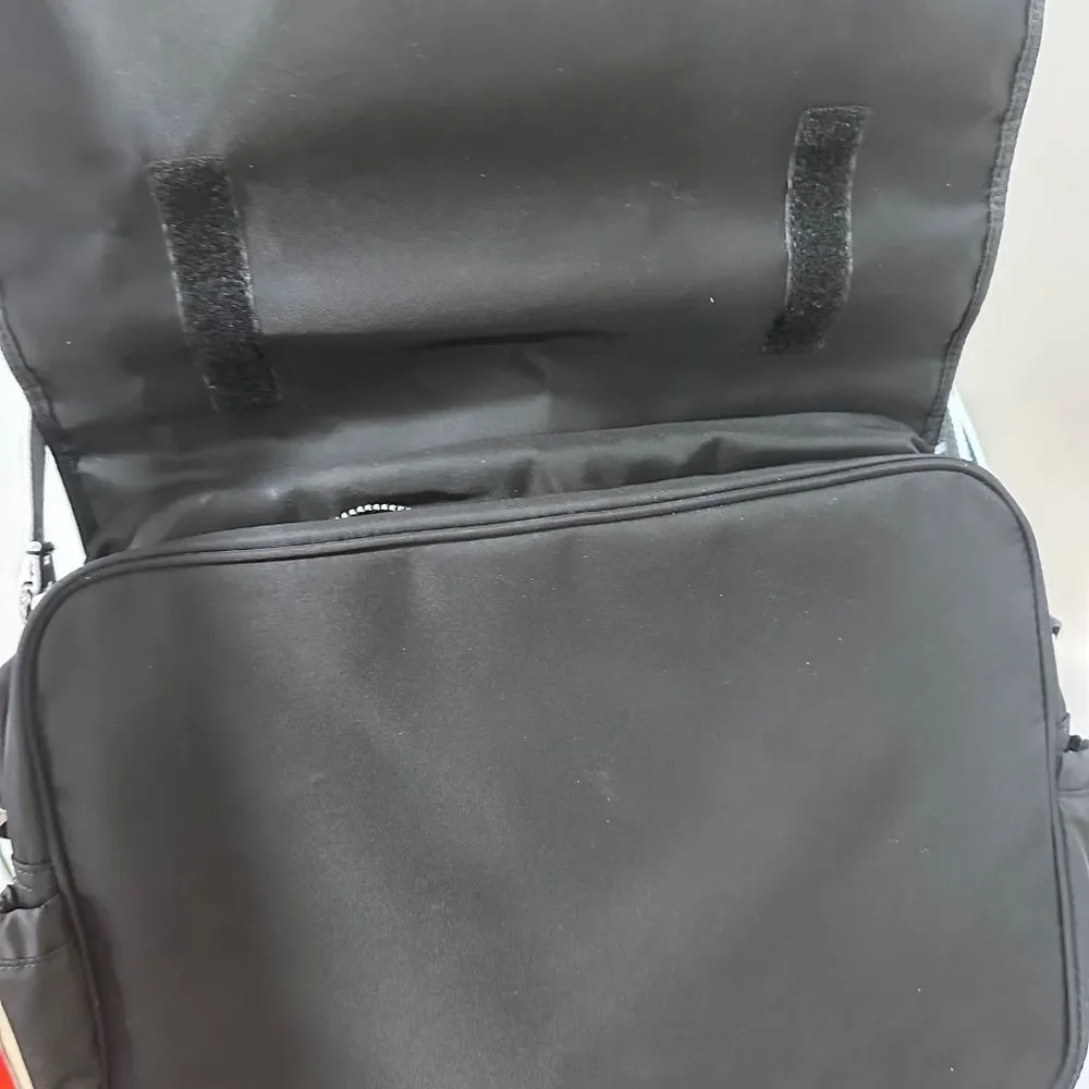 Givenchy Black Logo Changing/Diaper Bag - Inc/ Changing Mat-Authentic
